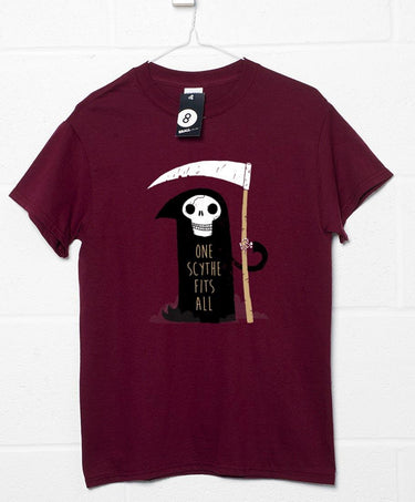 One Scythe Fits All DinoMike Unisex T-Shirt 8Ball
